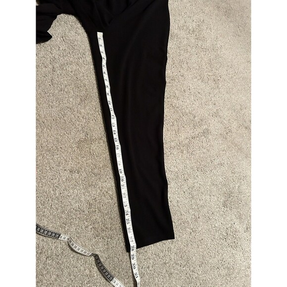 ALEXA B Nite Women’s Jumpsuit Sz 8 Sleeveless V Neck Jeweled Sequin Mesh Black - Picture 5 of 7